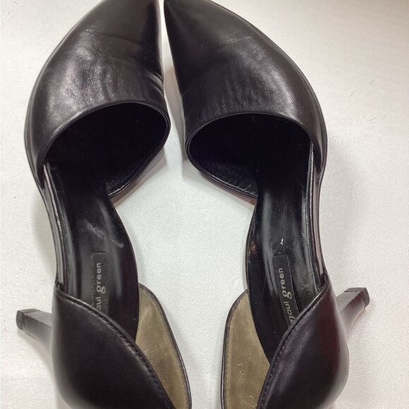 Paul Green Black Leather d’Orsay Heels Elegant Classic Pumps Size 6.5 - Picture 12 of 14